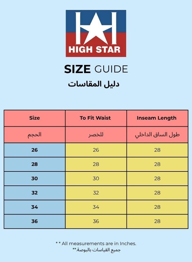 هاي ستار جينز نسائي أسود عالي الخصر قابل للتمدد - Image 4