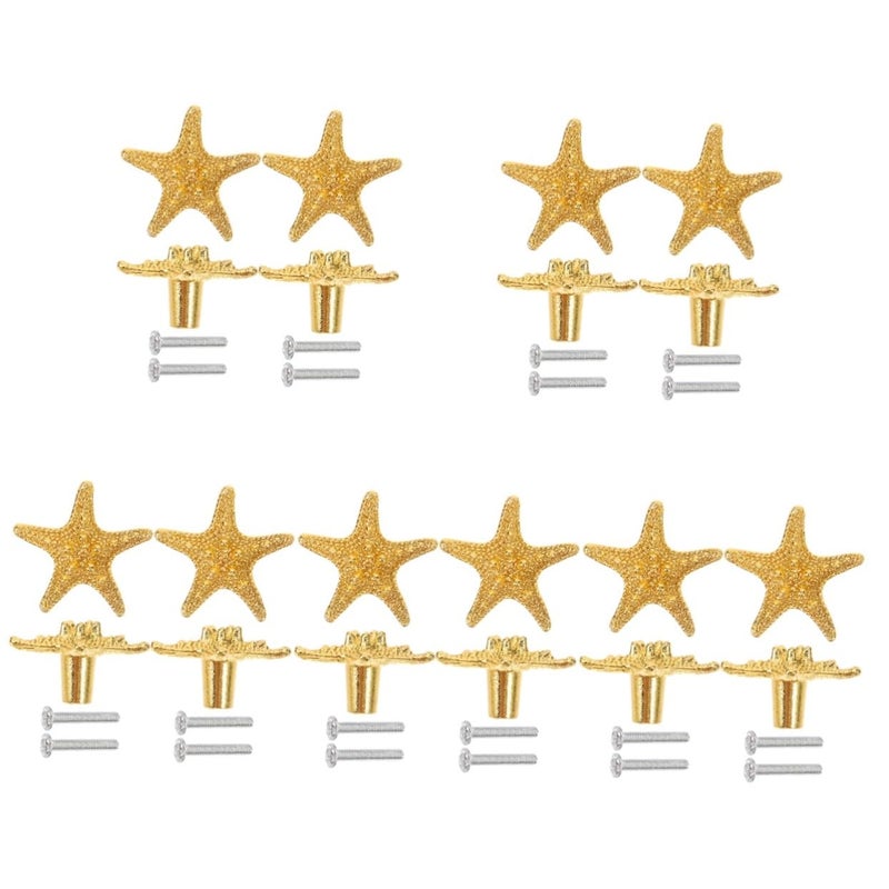 Antique Sea Star Cabinet Pull Handles 20Pcs Drawer Handles Furniture Hardware - Image 2