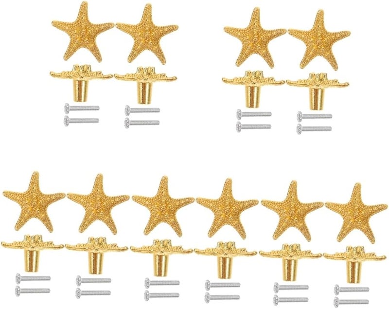 Antique Sea Star Cabinet Pull Handles 20Pcs Drawer Handles Furniture Hardware - Image 1