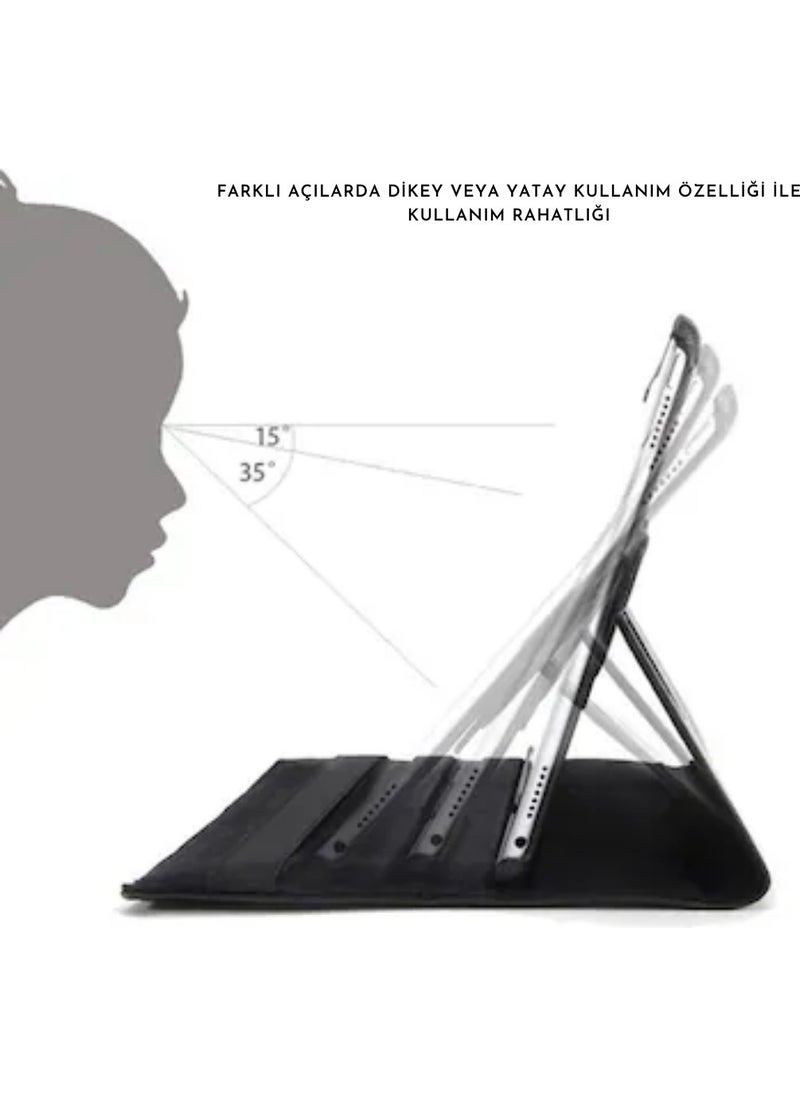 Wowacs - Lenovo Tab M10 Gen 3 (3rd Generation) TB-328F T610 ZAAE0015TR Compatible 360° Rotatable Stand Tablet Case - Image 1