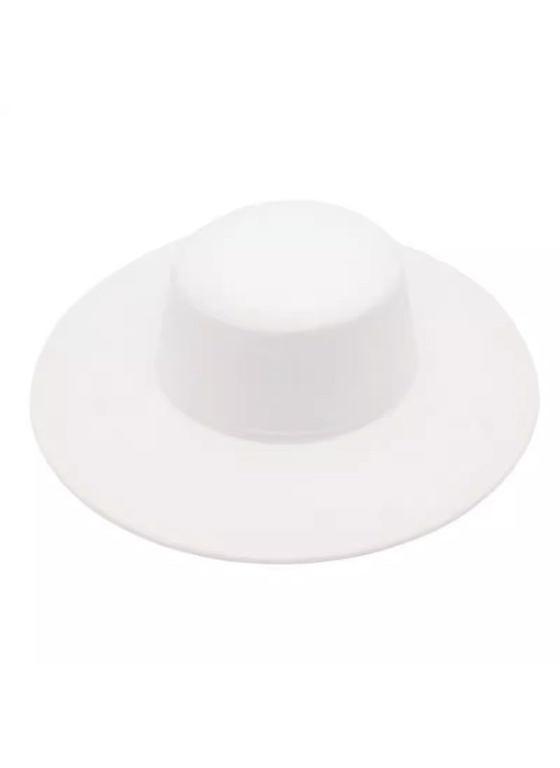 Generic - Autumn-Winter Felt Fedora Flat Cap Ladies MZ1443 khaki - Image 1