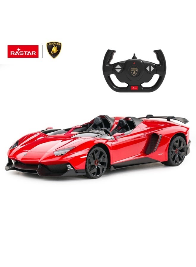 Rastar 1:12 Scale Lamborghini Aventador J Remote Control Car, Officially Licensed Lamborghini RC Toy Car for Kids - Image 1