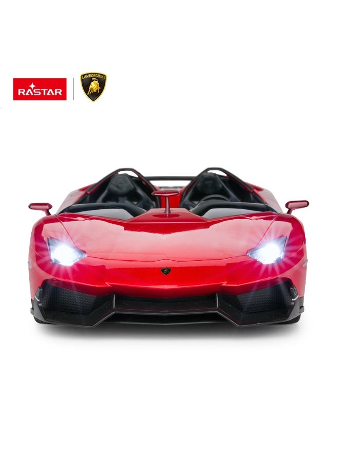 Rastar 1:12 Scale Lamborghini Aventador J Remote Control Car, Officially Licensed Lamborghini RC Toy Car for Kids - Image 3