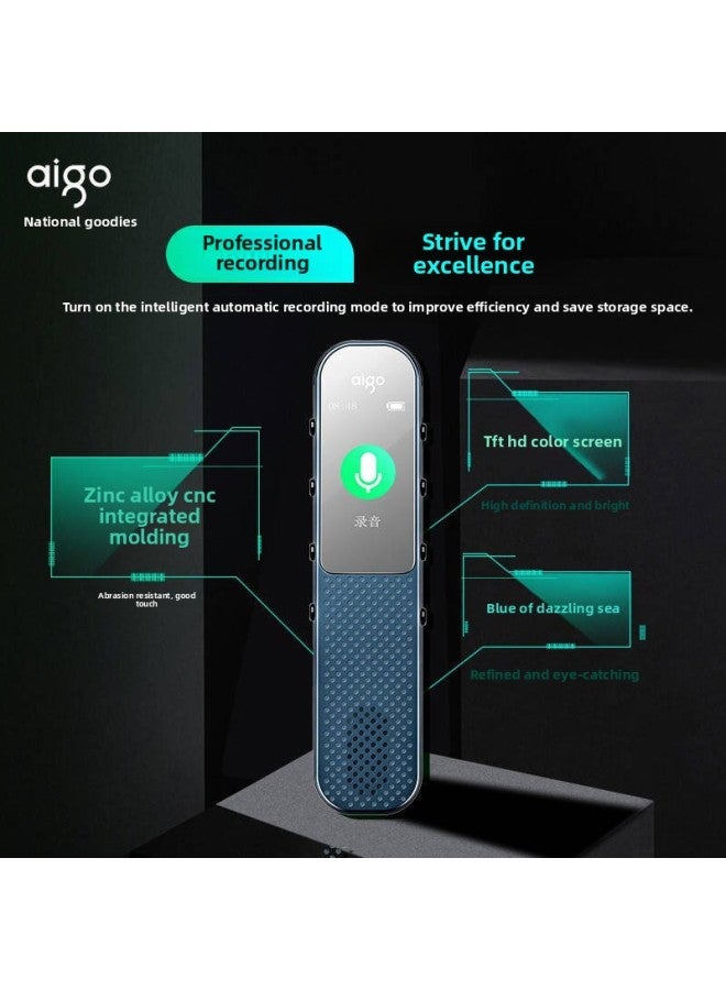 قلم تسجيل Patriot Aigo R3366 8G 16G 32G تسجيل بزر واحد للتحكم الصوتي والتعلم والتدريب المكتبي - اللون: R3366 رمادي - السعة: 64 جيجابايت بما في ذلك الضرائب - Image 1