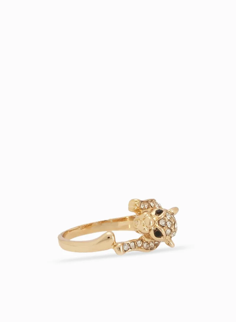 Ginger Leopard Ring