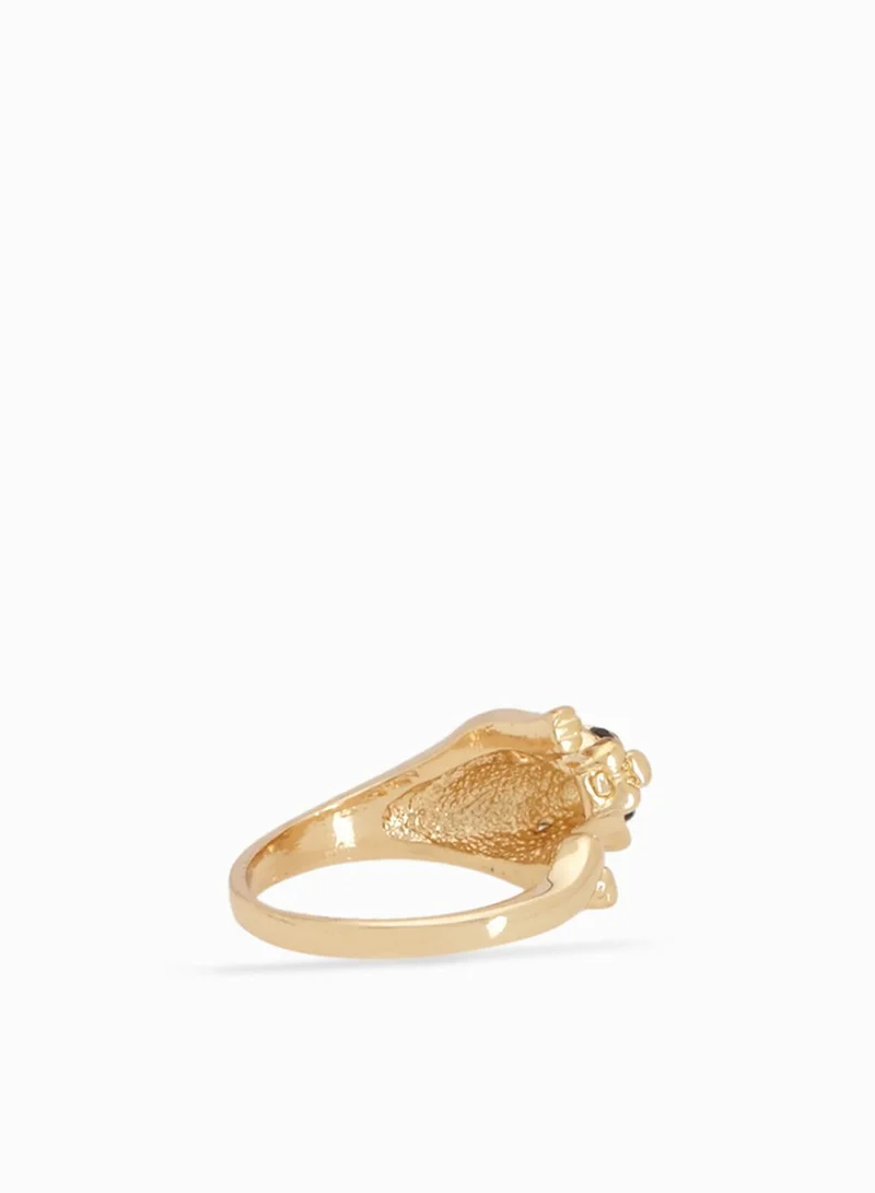 Ginger Leopard Ring