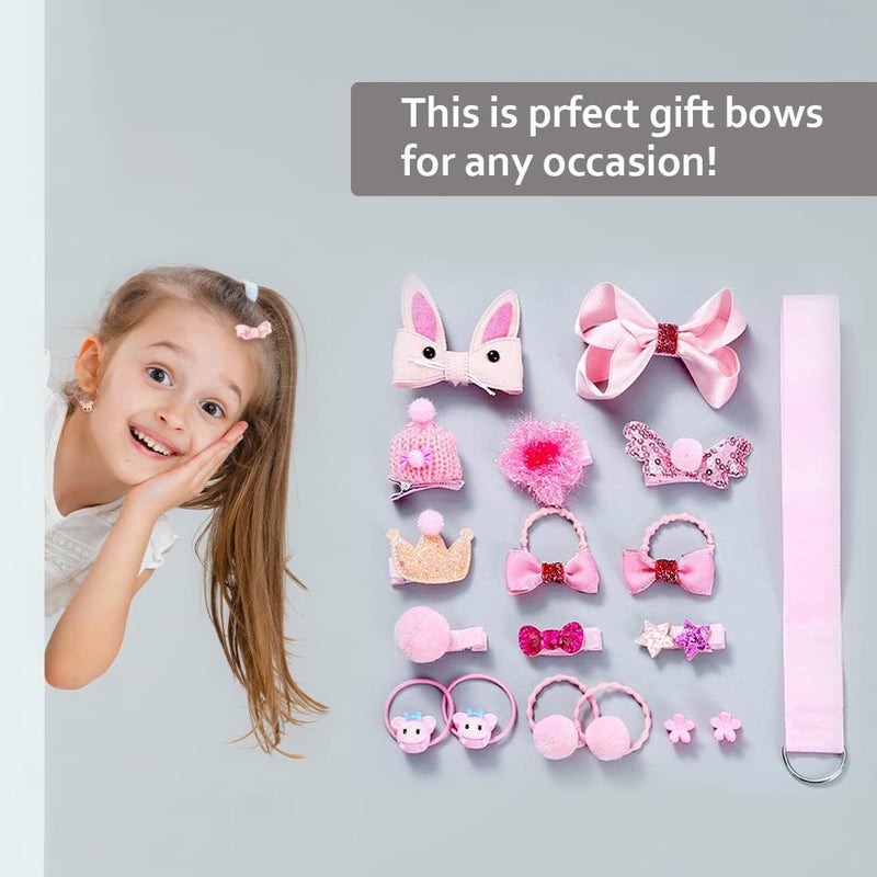 kapimo 36 pcs Hair Clips for Baby Girls Toddlers Assorted Stylish Fashion Kids Hair Accessories Gift Set Box - Image 4