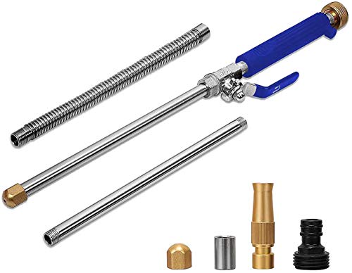 Raddile High Pressure Power Washer Wand, Watering Sprayer Cleaning Tool, Hydro Jet Water Hose Nozzle, Wand Lance for Gutter Patio Car Pet Window blue - Image 1