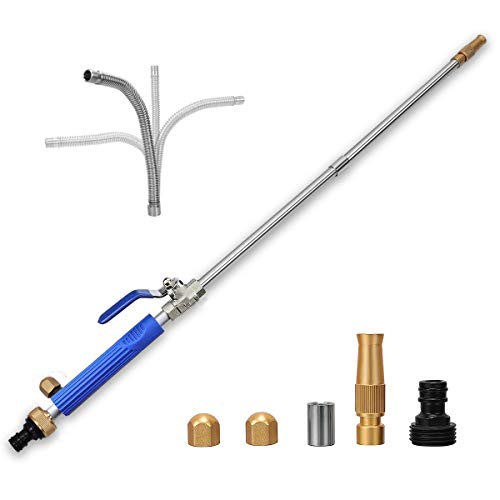 Raddile High Pressure Power Washer Wand, Watering Sprayer Cleaning Tool, Hydro Jet Water Hose Nozzle, Wand Lance for Gutter Patio Car Pet Window blue - Image 2