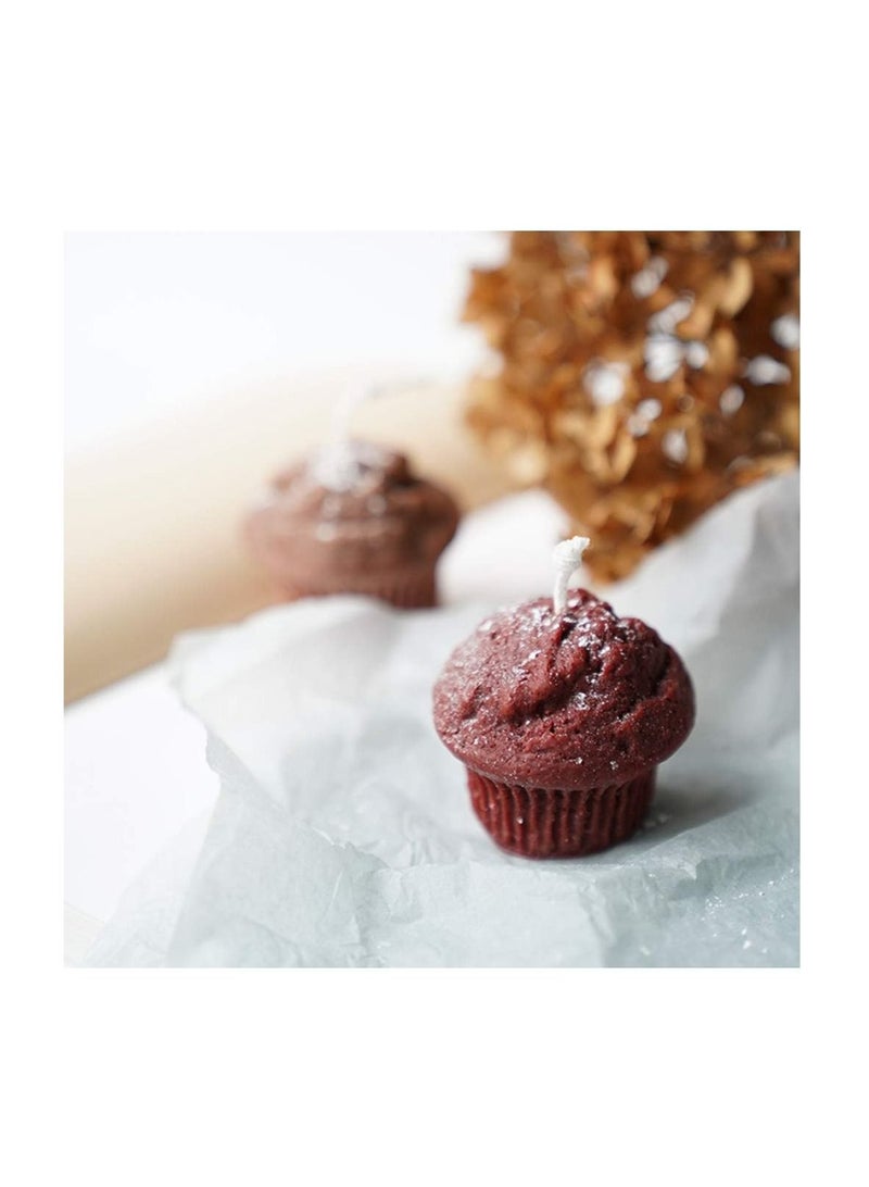 Captaintech Muffin Cup Candle Mould Silicone Mold Handmade Aromatherapy Soap Mould Wax Model DIY Candle Making Mould Home Decor - Image 4