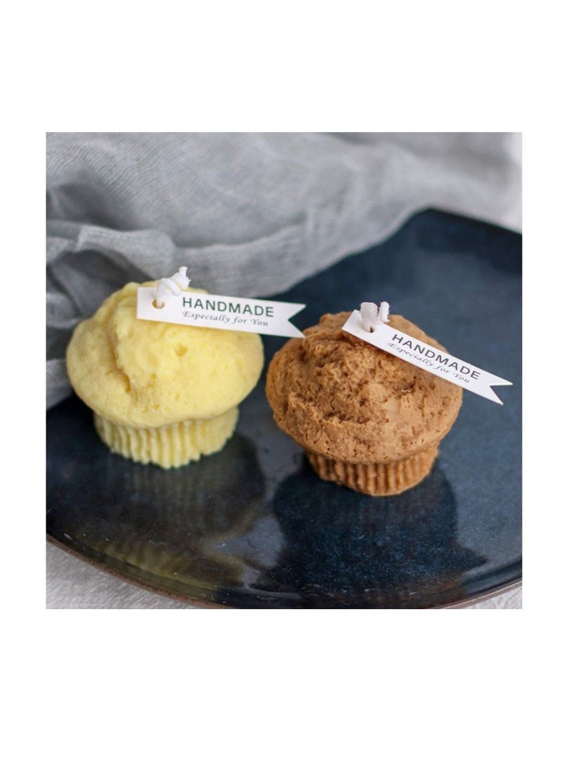 Captaintech Muffin Cup Candle Mould Silicone Mold Handmade Aromatherapy Soap Mould Wax Model DIY Candle Making Mould Home Decor - Image 3