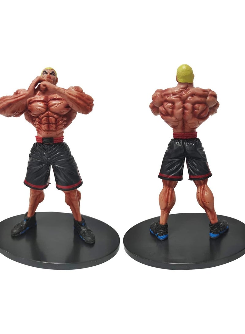 22cm Anime Character Jack Hammer Baki Pvc Statue Collection Ornament, Suitable For Fans, Desktop/Car Decoration, Ideal Gift For Kids Boys Girls, Multi-Color Model Toy  - Image 3