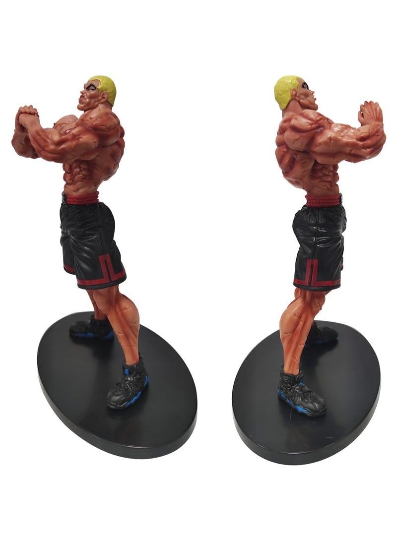 22cm Anime Character Jack Hammer Baki Pvc Statue Collection Ornament, Suitable For Fans, Desktop/Car Decoration, Ideal Gift For Kids Boys Girls, Multi-Color Model Toy  - Image 4