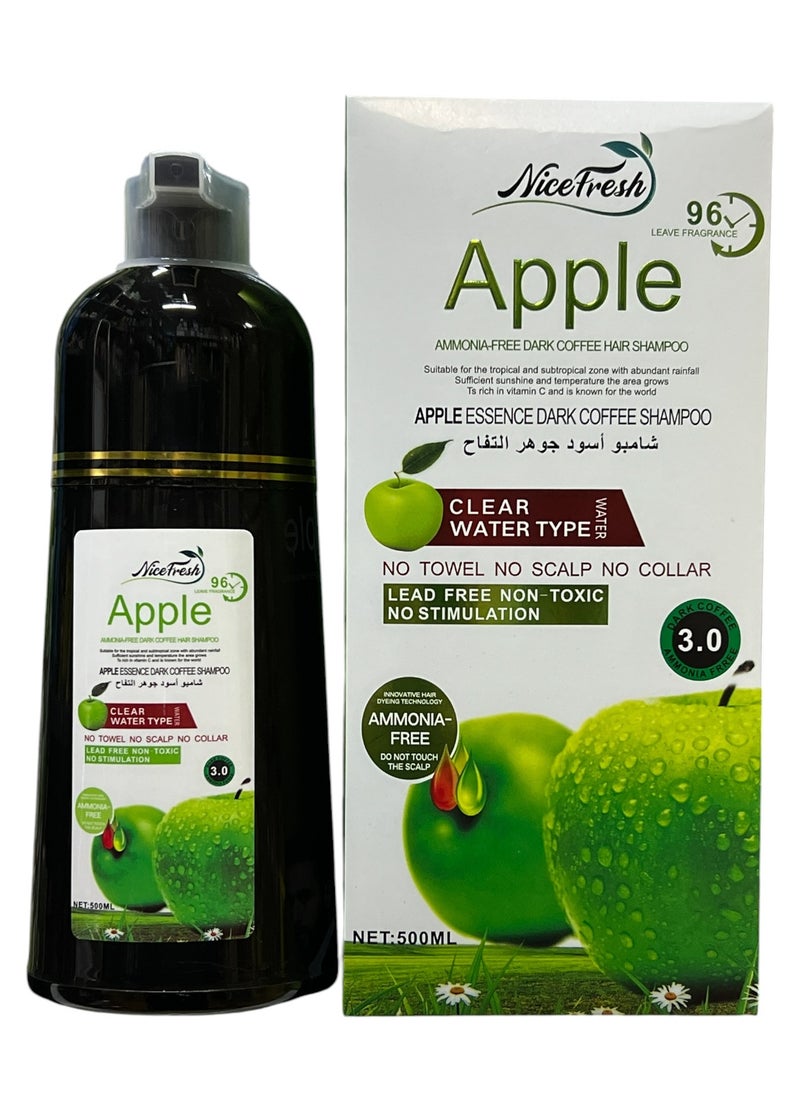 Apple Hair Color Shampoo Dark Coffee No.3.0 500ml - pzsku/Z656B628B4BAE79652EB2Z/45/_/1737642556/00eba4eb-e019-46d3-ba31-9e6bd814091f