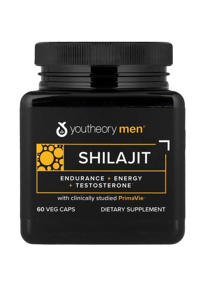 يوثيري شيلاجيت في 60 كبسولة نباتية (250 مجم لكل كبسولة) - Image 1