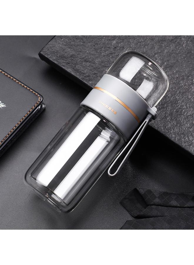 Beauenty Cup Glass Double-layer Ulated Glass Water Cup High Color Tea Separation Tea Tea Cup Gift Flower Tea Cup