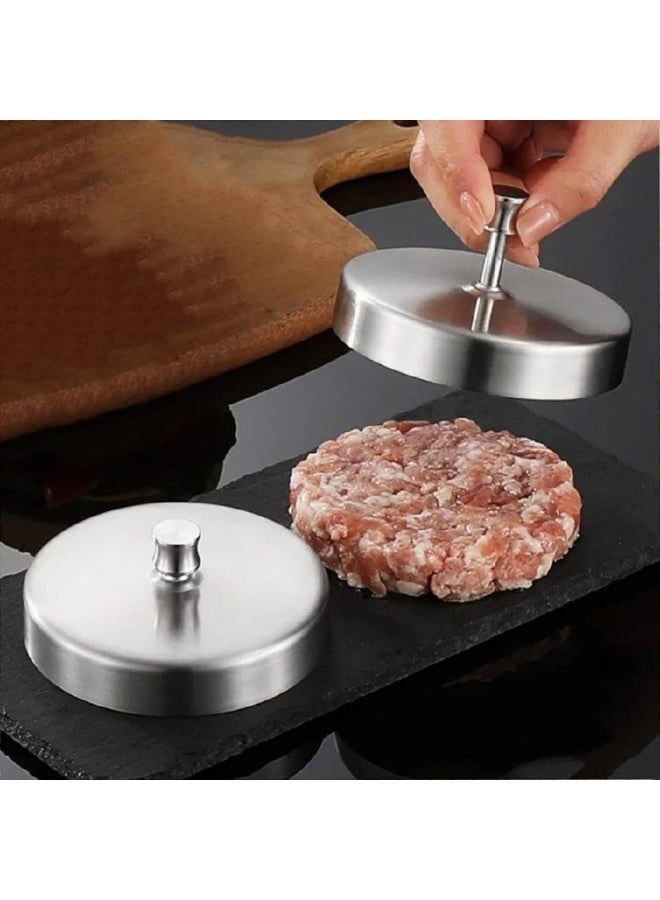 Hamburger Press Mould Stuffed Non-stick Burger Beef Meat Cooking Maker Patties 12CM - Image 3