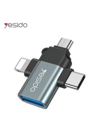 3-in-1 OTG adapter lighting type-c micro USBFor Huawei IPhone data transmission converters tablet hard disk drive phone - pzsku/Z656B7ED6B9DC7EA7236FZ/45/_/1673483082/cd3da170-b814-4ce2-8c41-a5127917039c