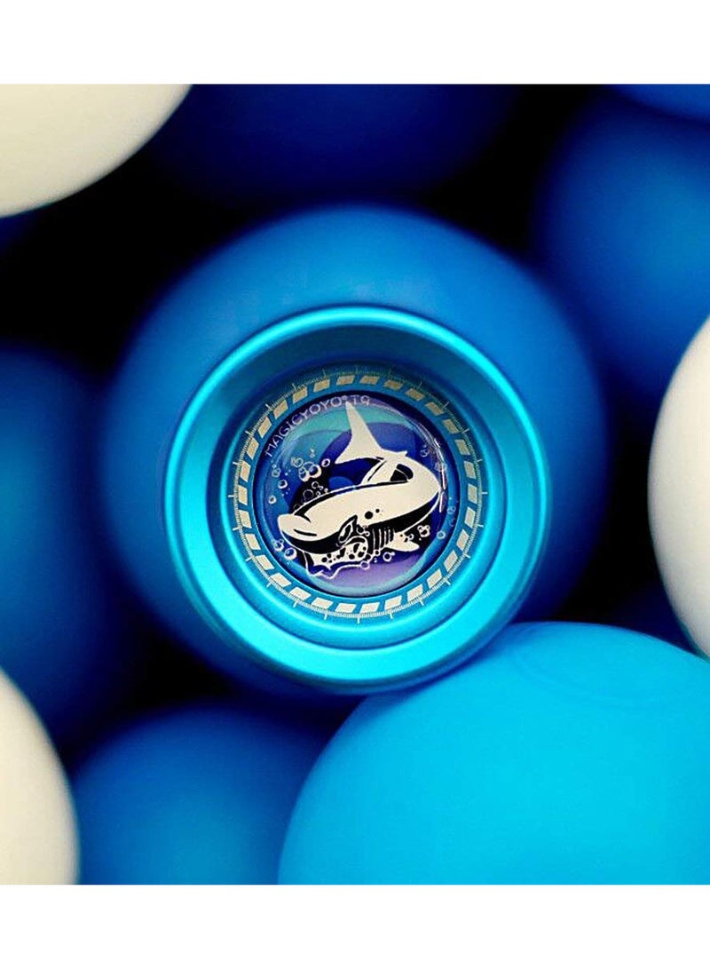 Professional T9 Polished Alloy Aluminum Yoyo Responsive Unresponsive Yoyo Ball Toys for Kids Boys and Girls Cool Gift for Beginners - Image 5