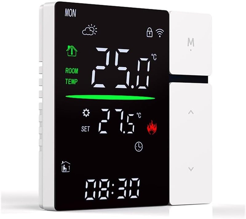 Smart Wifi Thermostat For Electric Floor Heating Boiler Alexa Google Assistant Programmable Temperature Controller White 3A WIFI - Image 2