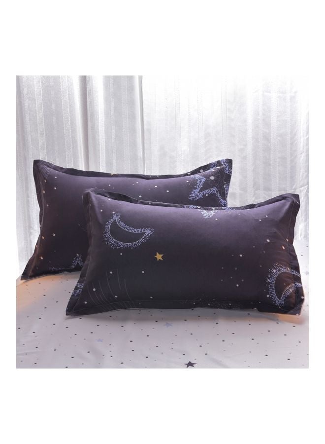 Beauenty 3-Piece Jacquard Duvet Cover Set Polyester Black/White - Image 3