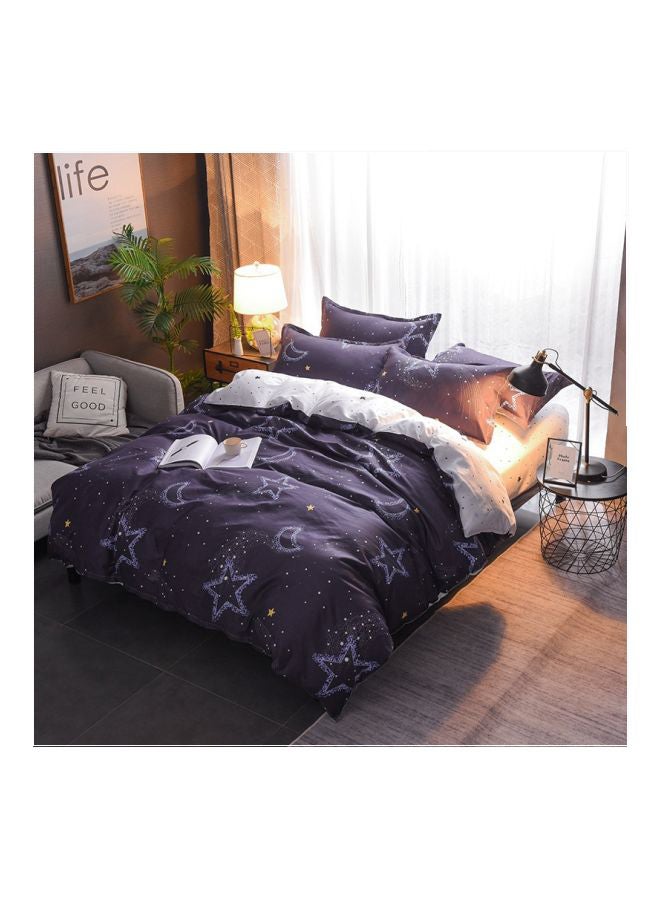 Beauenty 3-Piece Jacquard Duvet Cover Set Polyester Black/White - Image 1