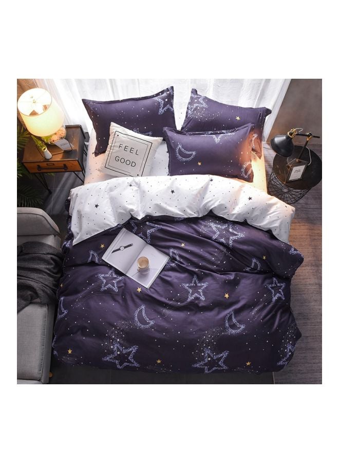 Beauenty 3-Piece Jacquard Duvet Cover Set Polyester Black/White - Image 2