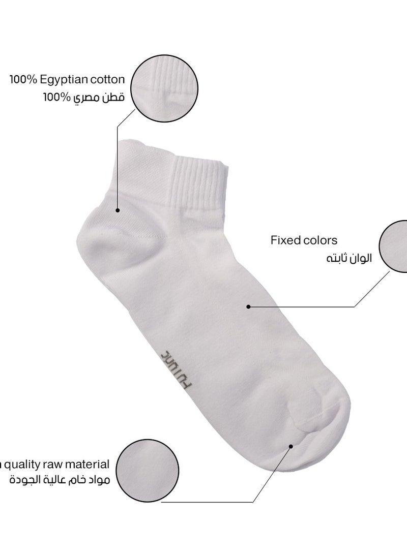 Future future socks short pack of(6)size 36-40 cotton multicolor  - Image 2