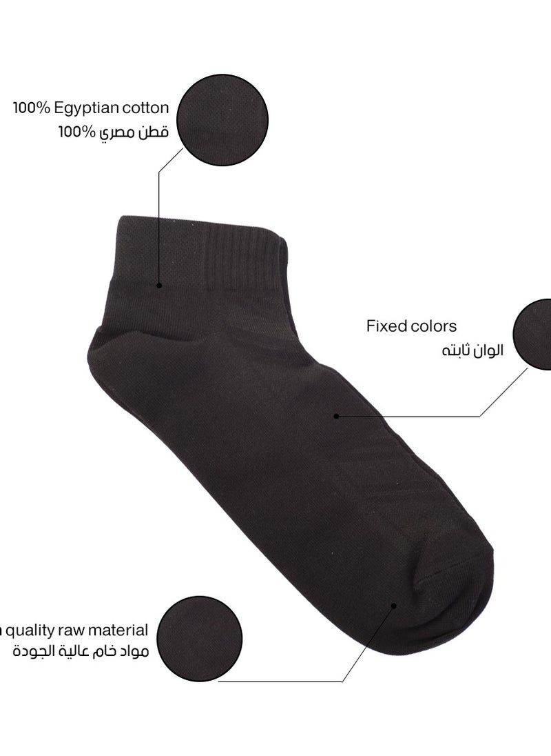 Future future socks short pack of(6)size 36-40 cotton multicolor  - Image 3