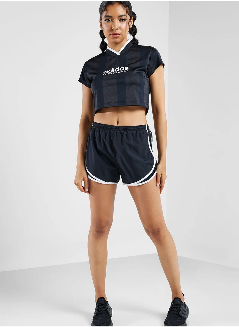 Adidas Tiro Colorblock Crop T-Shirt