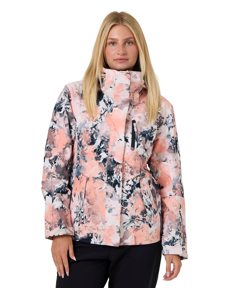 Roxy Womens Jetty Block Jacket 10K Waterproof Insulated Snow Jacket PFASFree Recycled Fabric Peach Pink Medium - Image 2