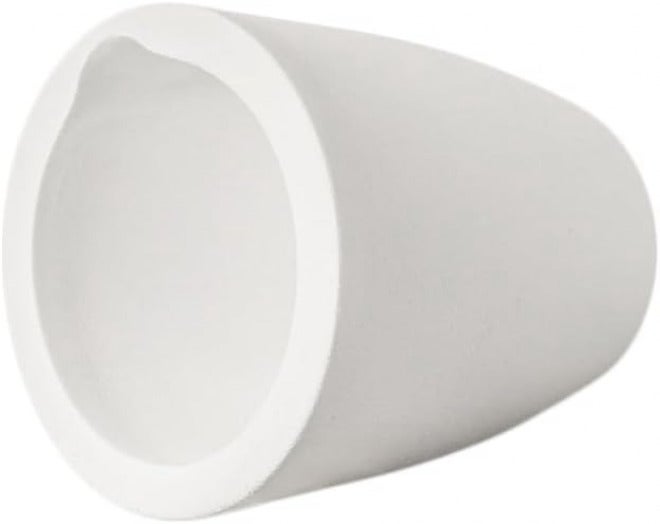 SKYPRO Ceramic Melting Crucible Cup High Temperature Quartz Silica Melting Crucible Cup Furnace Melting Casting Refining Gold-Silver Platinum Copper Casting Cup (2000g) - Image 3