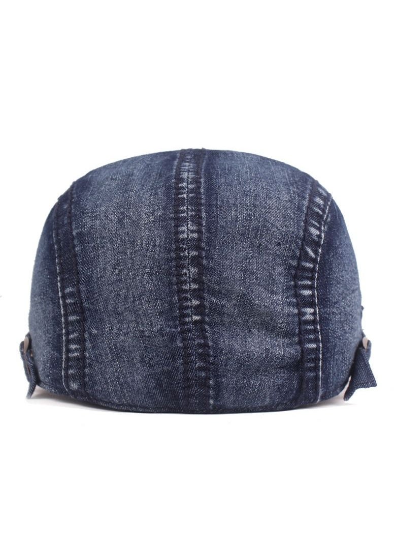 Loquat Beret Wash Cloth Adjustable Dark Blue  - Image 2