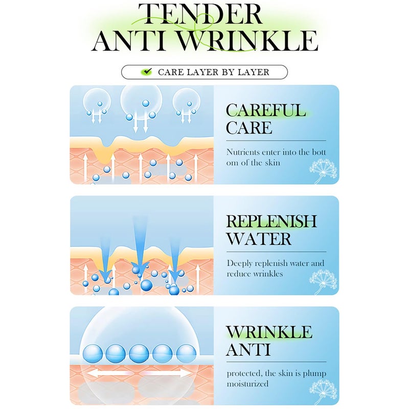 BIOAQUA Sea Fennel Hyaluronic Acid Facial Anti-Wrinkle Nourishing Moisturizing Face Cream 60g/2.11oz - Image 3