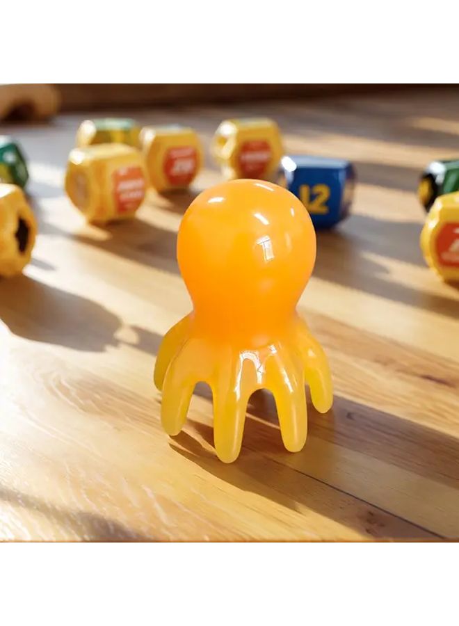 ماسح رأس محمول وردي اللون بتصميم مريح، مشط من الراتنج الكريستالي للضغط على النقاط - Image 3