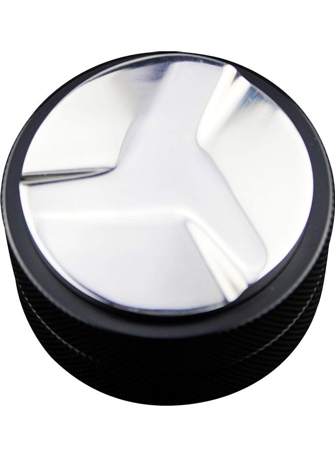 NIBEMINENT 51mm Non-slip Coffee Tamper Silver/Black - Image 2