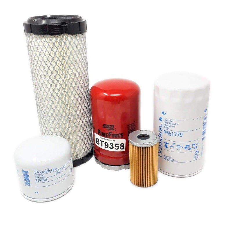 CFKIT Maintenance Filter Kit 05 Filters Compatible with Kubota L3010 L3130 L3410 L3430 HST Models