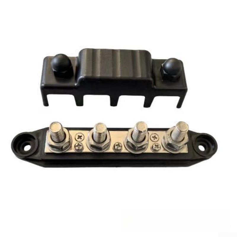 M8 Red 12V 250A Busbar Power Distributor Multiple Terminal Connections For Vehicles RVs Boats - Image 5