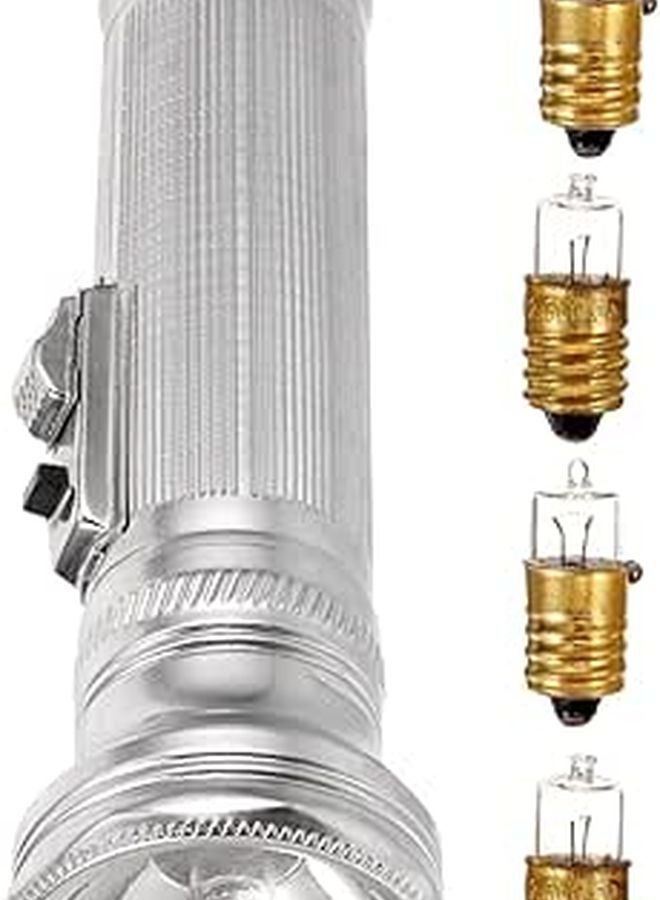 Vintage Metal Flashlight Portable Handheld Torch For Outdoor Camping Classic Retro 1980s Style - Image 1