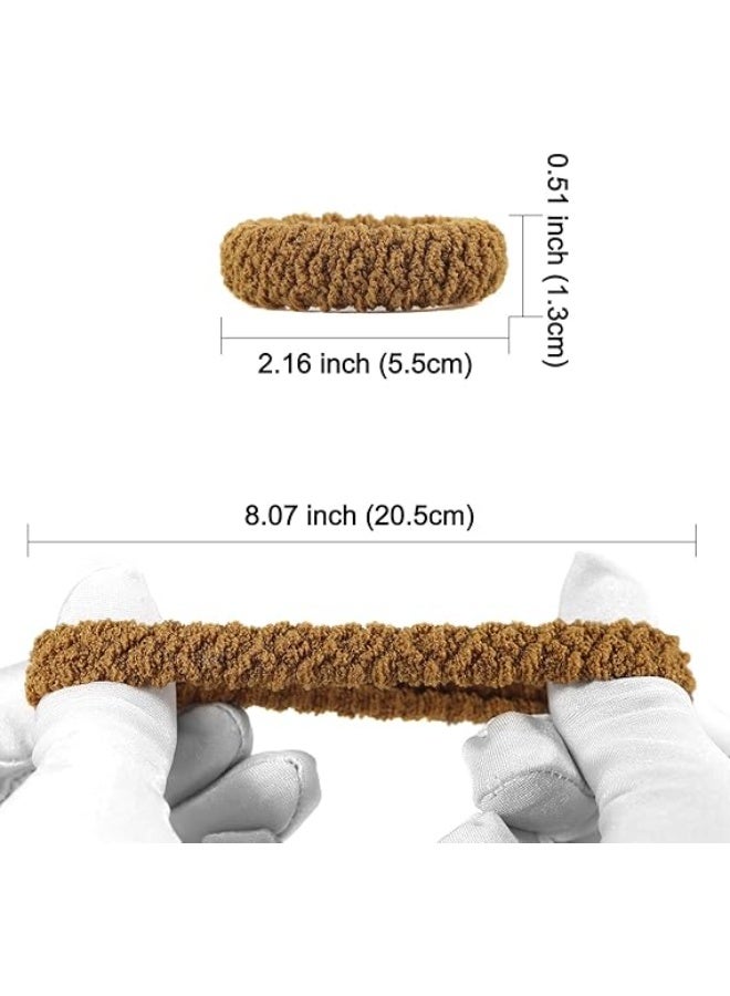 12pcs Soft Hair Ties – Thick Elastic Scrunchies for Women & Girls, Stylish Ponytail Holders for Thick or Curly Hair - Image 4