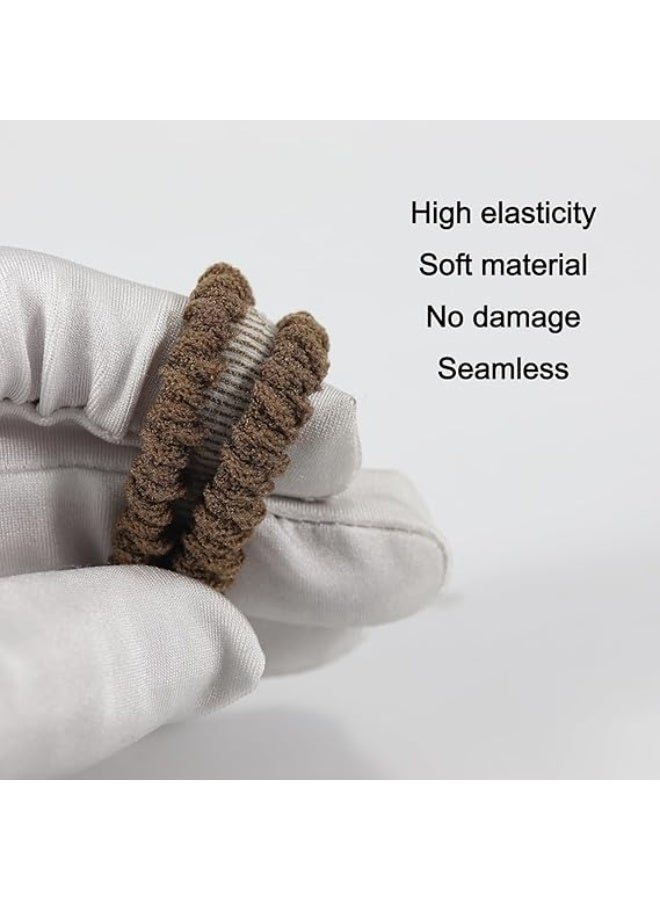12pcs Soft Hair Ties – Thick Elastic Scrunchies for Women & Girls, Stylish Ponytail Holders for Thick or Curly Hair - Image 3