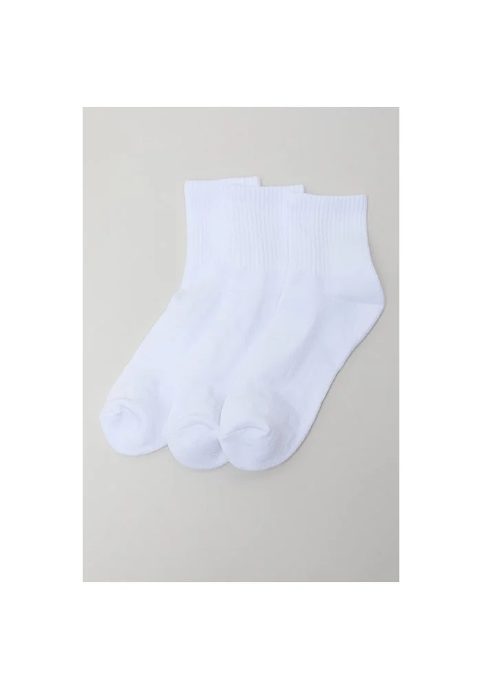 أر أند بي 3 Pack Solid Block Crew Socks