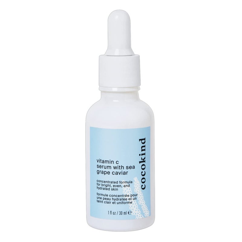COCOKIND Vitamin C Serum with Sea Grape Caviar, 1 FZ - Image 1