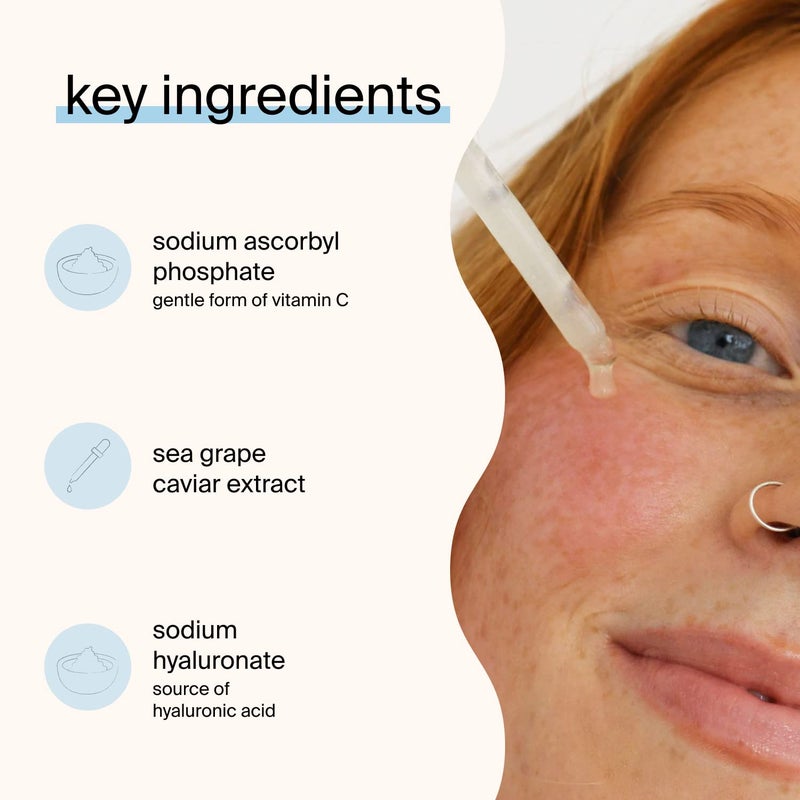 COCOKIND Vitamin C Serum with Sea Grape Caviar, 1 FZ - Image 4