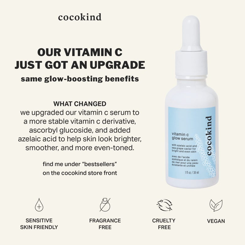 COCOKIND Vitamin C Serum with Sea Grape Caviar, 1 FZ - Image 2