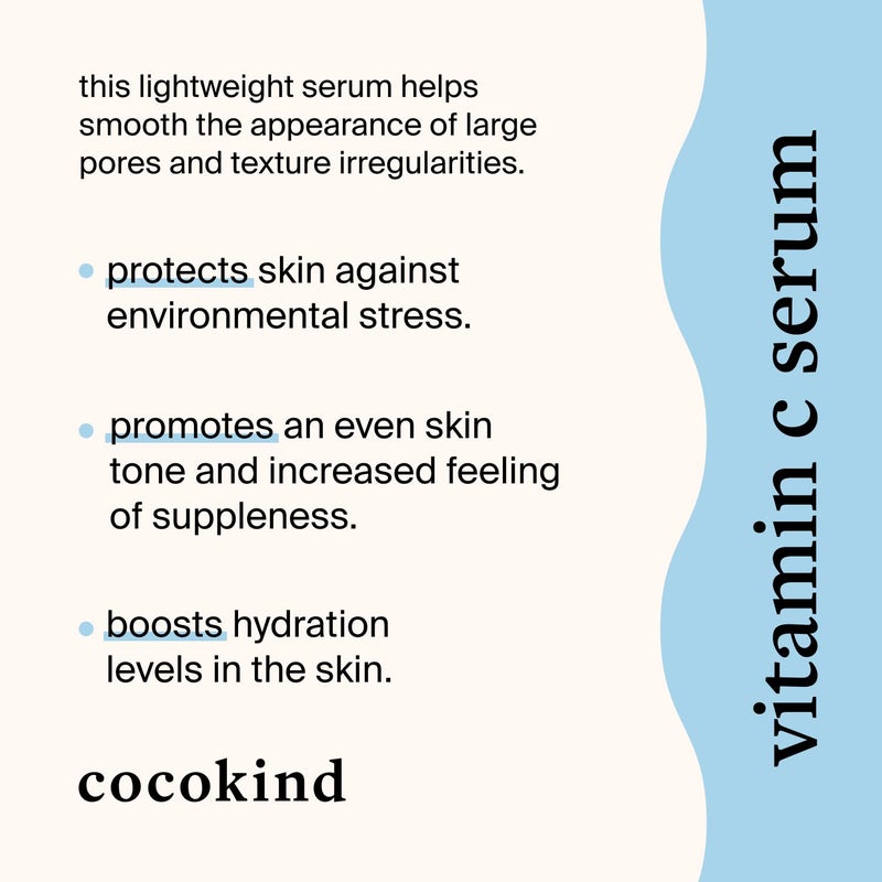 COCOKIND Vitamin C Serum with Sea Grape Caviar, 1 FZ - Image 3