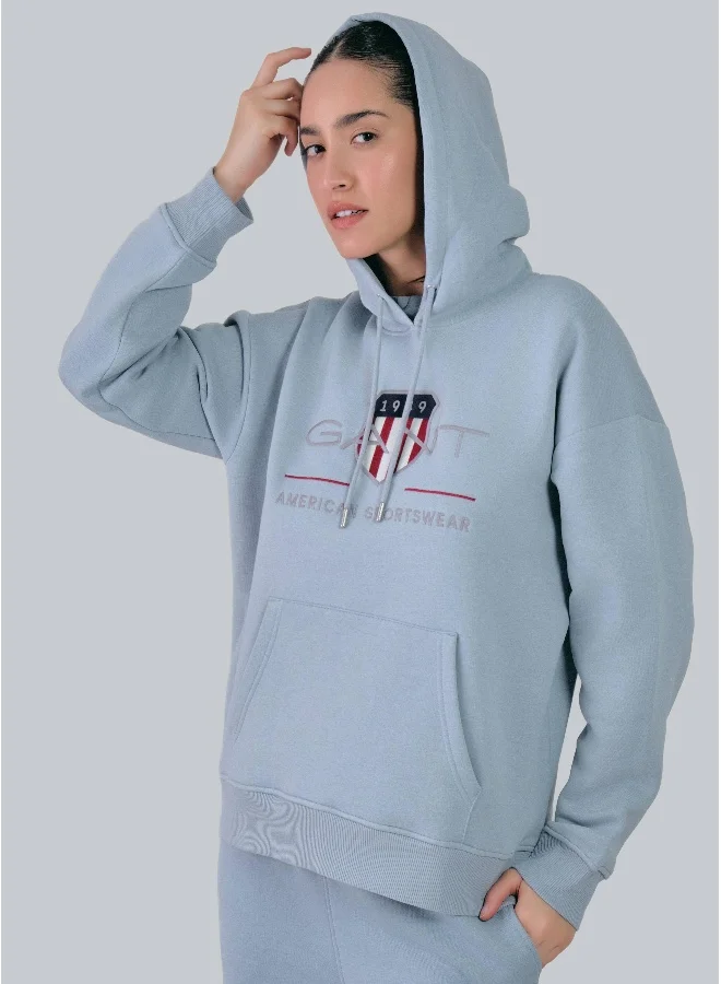 GANT Relaxed Fit Archive Shield Hoodie
