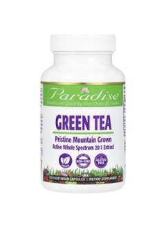 Paradise Herbs Paradise Herbs, Green Tea, 250 mg, 120 Vegetarian Capsules  - Image 1