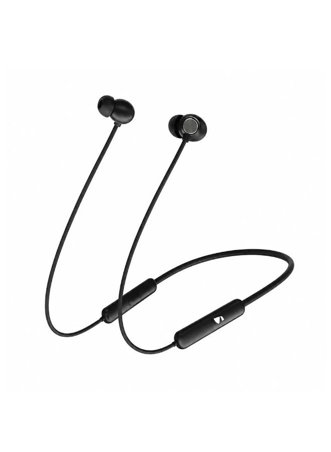 Itel Wireless Neckband Earphone N63 - Black Lurex Black - Image 2