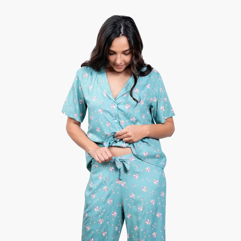Aadaraya Floral Print Pyjama Set